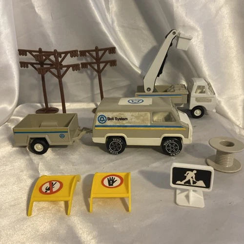 Vintage 1979 Tonka Truck Bell Telephone Toy Play Set Lot