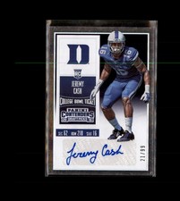 2016 Panini Contenders Draft Picks #203 Jeremy Cash /99 Auto