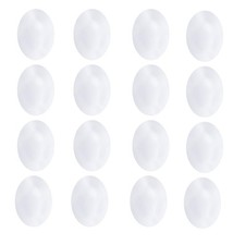 Jirown 16pcs white Wooden Dummy Eggs