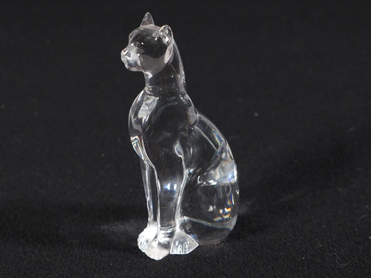 Baccarat Crystal Cat for sale | eBay