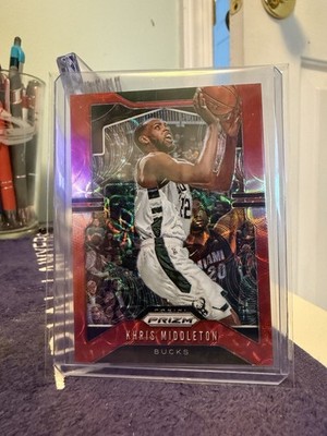 2019-20 Panini Prizm Choice Red Prizm /88 Khris Middleton #235 Bucks 1144