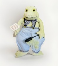 RARE 1999 Bunnies by the Bay TAD POLE The 12in Plush Frog