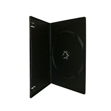 Maxtek 7mm Slim Black Single CD/DVD Case 50 Pieces Pack.