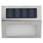 Solar Step Lights Waterproof LED For Stairway Paths Garden Decor