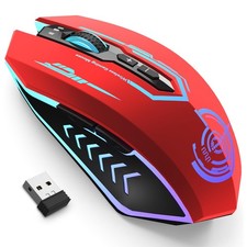 Gaming , Wireless Gaming with 7 Buttons 7 Changeable Color up to 12000 DPI, R...