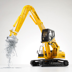 Discontinued Sumitomo Construction Machinery Diecast Model Sh240 