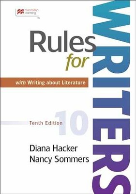 Rules for Writers with Writing - Spiral-bound, by Hacker Diana; Sommers - Good