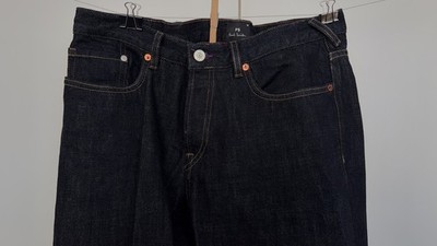Paul Smith - Jeans Tapered-Fit  Gr32 R - Indigo Blue Dark-Wash   Neu