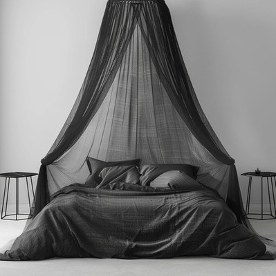 Mosquito Net Bed Canopy for Girls,King Canopy Bed Curtains Full Queen Size fr...
