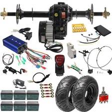 Electric Rear Axle kit  72V 1500W Differential Motor Wheels Golf ATV Sport Cart
