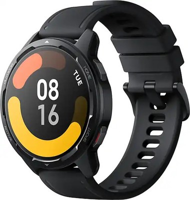 Xiaomi Watch S1 Active 46 mm schwarz am Silikonarmband schwarz [Wi-Fi]