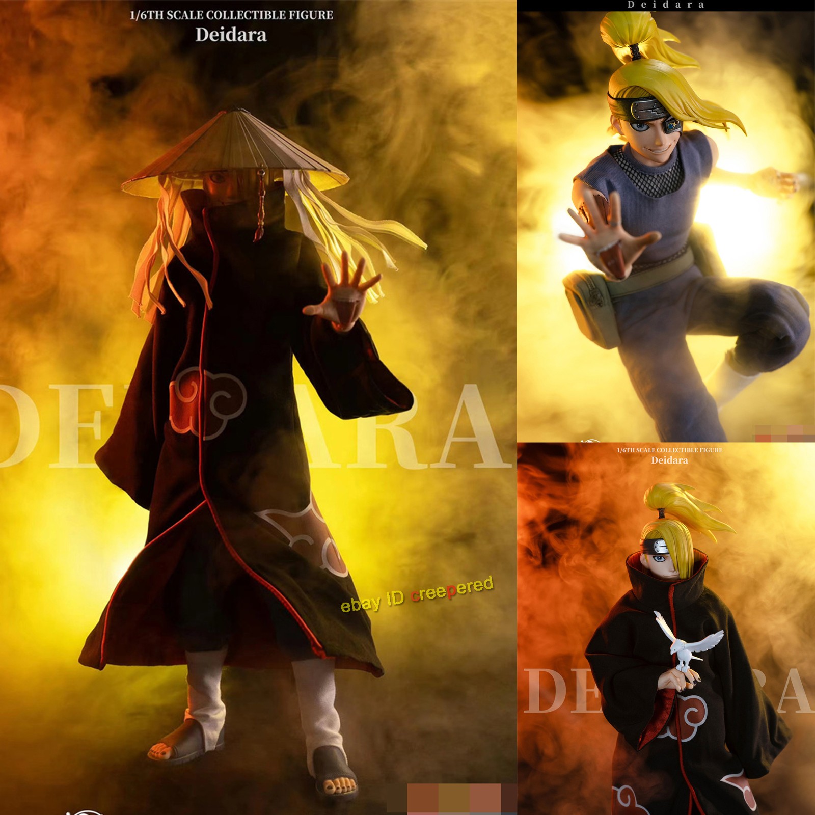 Rocket Toys ROC Deidara 1/6 Action Figures LED 12'' Collection Movable eye 2025