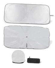 Retractable Windshield Sun Shade for car Windshield Sun Shade-Outfit Small