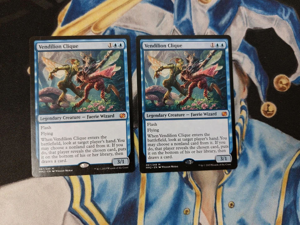 Vendilion Clique MTG Modern Masters 2015 Blue Mythic Creature LP - MP x2 - Image 2 of 4