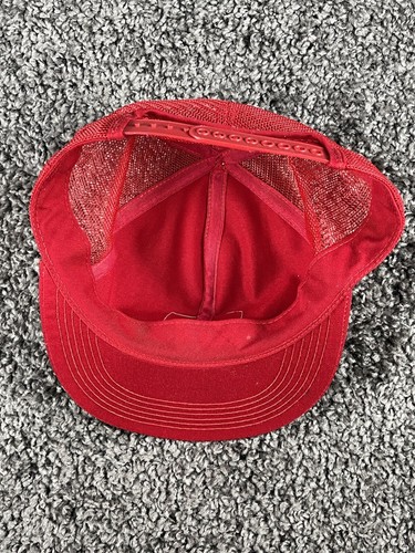 Vintage Kent Patch Trucker Hat K Products Red One Size Adjustable - Picture 7 of 8