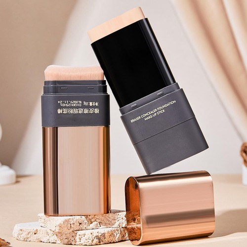 Foundation Stick Matte Foundation Stick Natural Korean Foundation With Brush - Picture 4 of 11