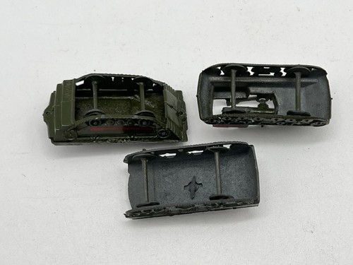 Lot Of 5 Vintage 1950's Japan Die-Cast Toy Army Military Trucks & Tanks - Picture 4 of 9