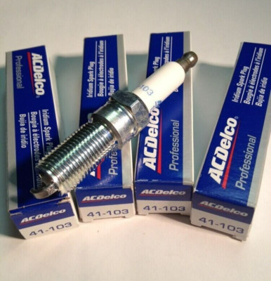 NEW GENUINE GM ACDelco Iridium Spark Plugs 41-103 Set Of 4