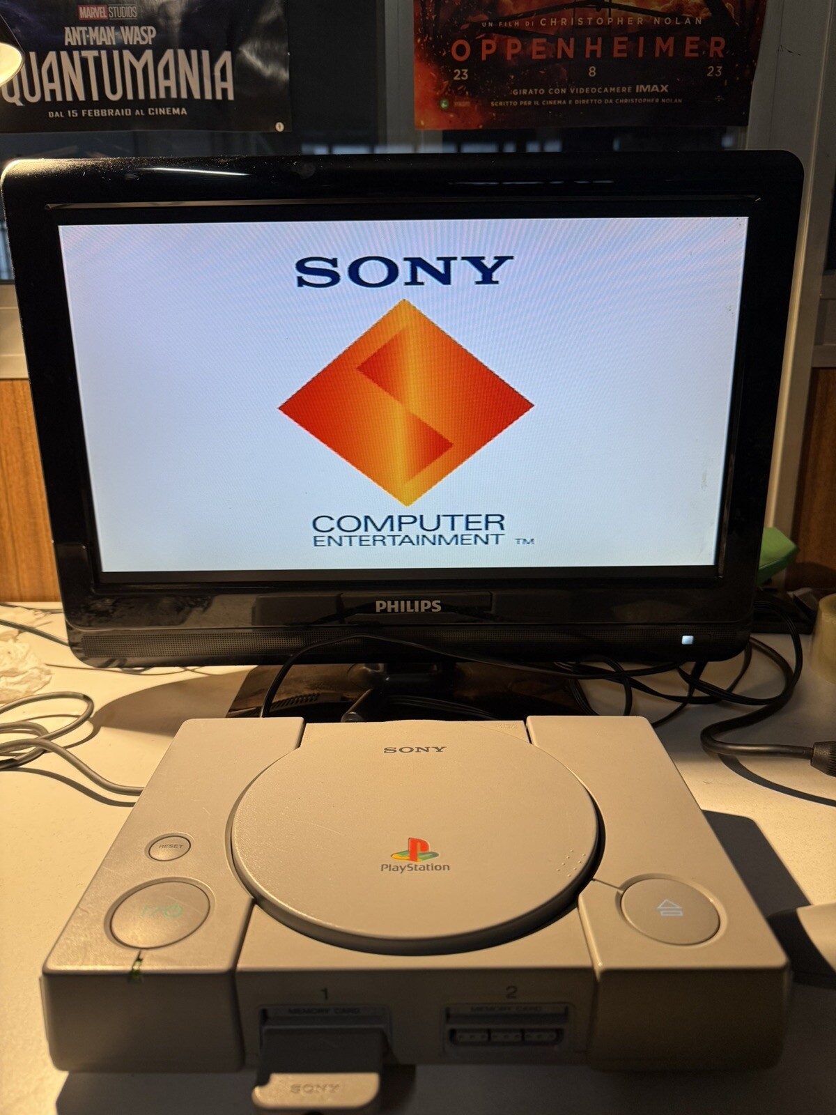 Sony PlayStation 1 Console con Controller - Grigia