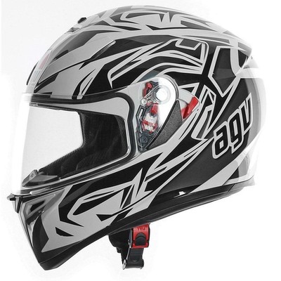 Casco Moto AGV Integrale K-3 SV E2205 Multi-Rookie White/Gunmetal/Black |  eBay