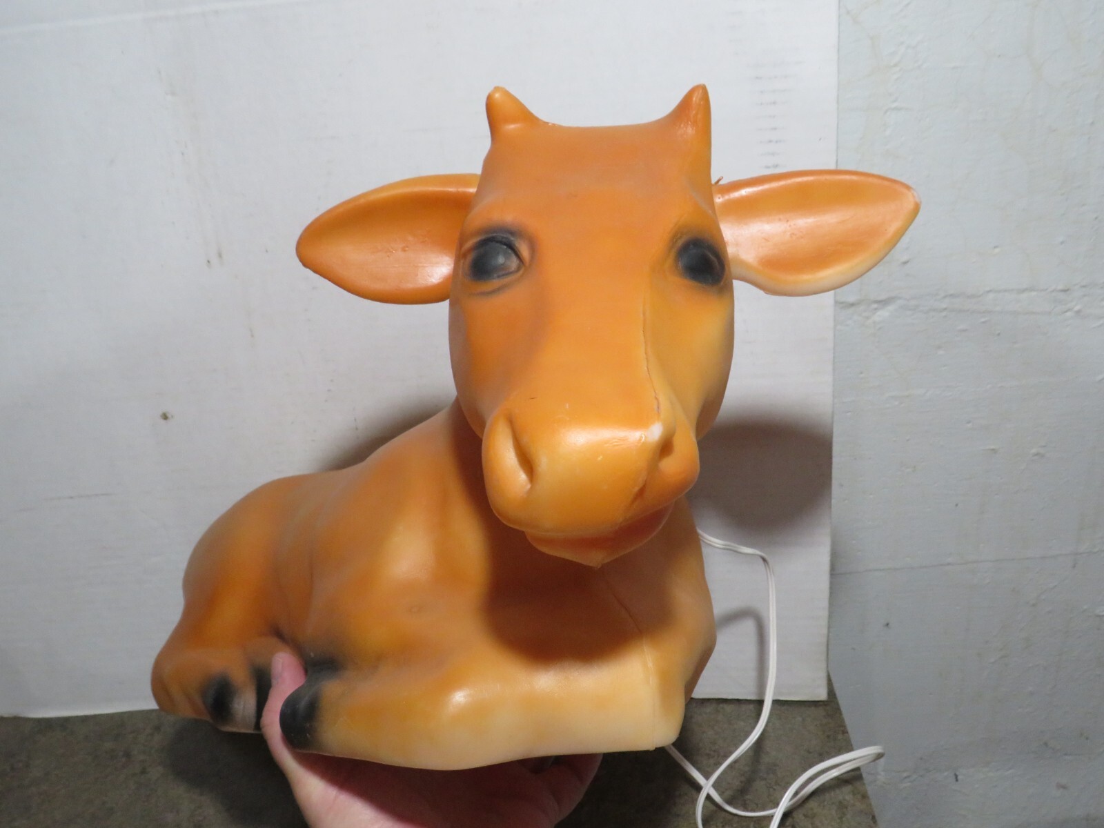 VTG General Foam 22" Cow Oxen Christmas Nativity Blow Mold Yard