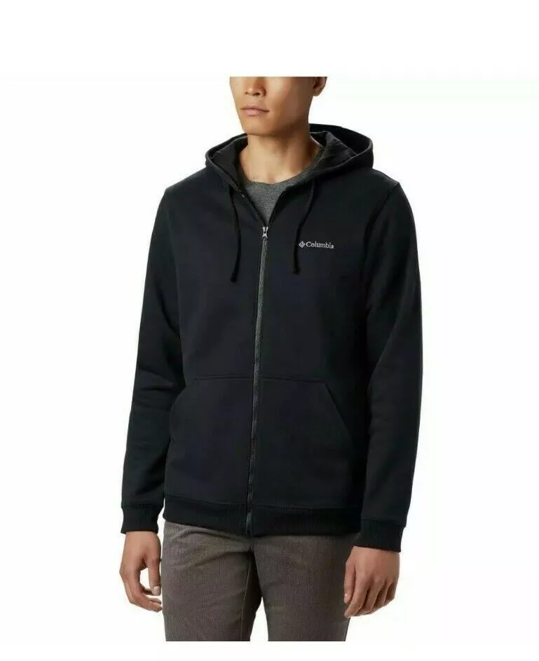Columbia Men s Hart Mountain Full Zip Hoodie Jacket Black Size XXL