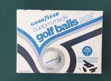Vintage PGA GOODYEAR Tires-Racing - One Dozen Logo Golf Balls- Original Box