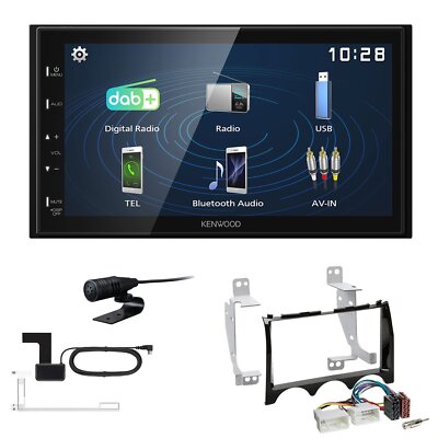 Kenwood 2DIN DAB+ Autoradio für Hyundai Genesis ab 2012 piano black