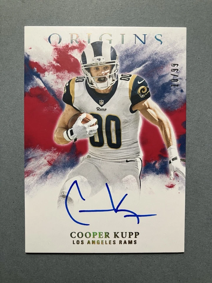 2017 Cooper Kupp Origins 10/99 Rookie Auto Card# RA-CK - Image 4 of 4