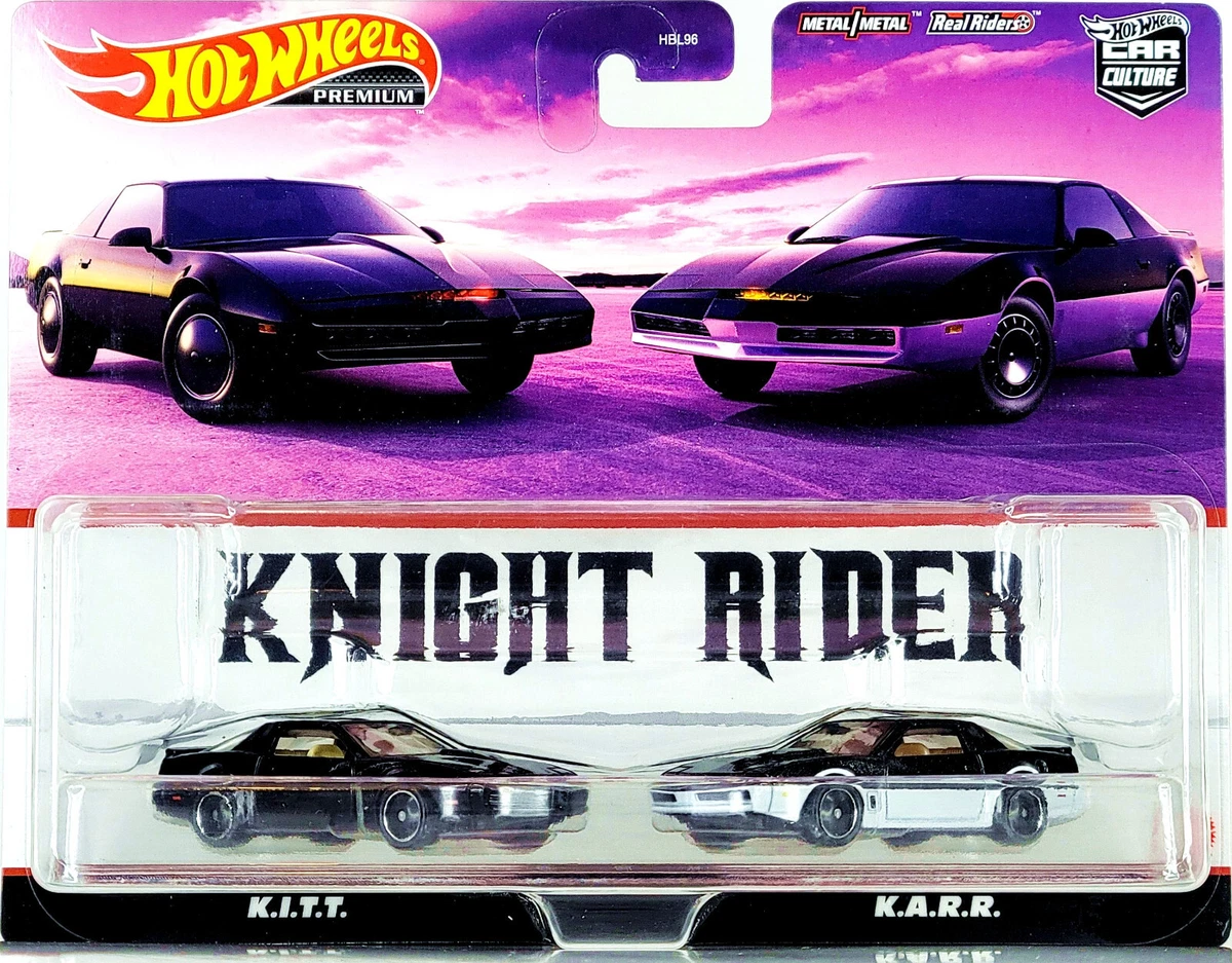Hot Wheels Car Culture Knight Rider K.I.T.T. K.A.R.R. 2 Pack