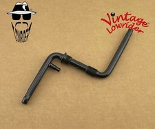 VINTAGE LOWRIDER ONE PIECE 5 1/2" 140MM BICYCLE CRUISER/LOWRIDER CRANK BLACK.