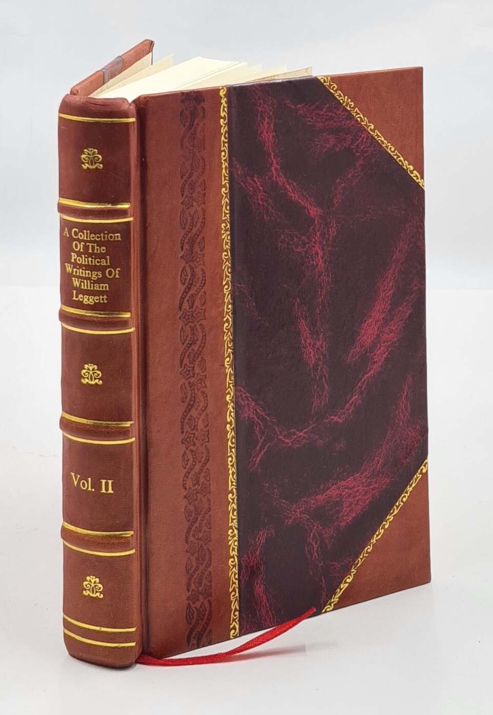 William Leggett Political Writings Leather Bound Collection