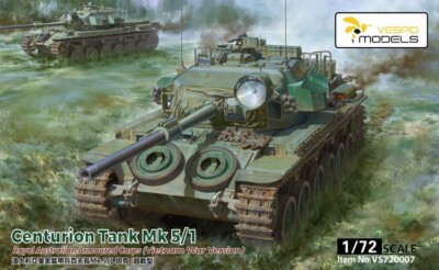 VESPID MODELS VS720007 1/72 Australian Centurion Tank Mk 5/1