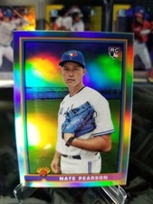2021 Bowman Chrome Nate Pearson 1991 Retro Rookie Card RC #91B-NP Blue Jays