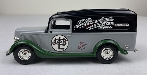 SELTENER ERTL LEINENKUGELS #10 1936 FORD PANEL VAN DIECAST 1 von 750 w Schlüssel LESEN