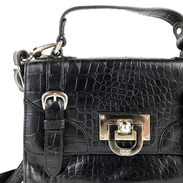 DKNY DONNA KARAN Beige Crossbody Bag Embroidered Logo Pattern eBay