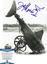 JOE ALVES SIGNED JAWS SET DESIGNER 8x10 MOVIE PHOTO E SHARK BECKETT COA BAS