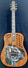 Blueberry Handmade Tri-Cone Resonator  Acoustic Guitar Pre-Order 90 Days
