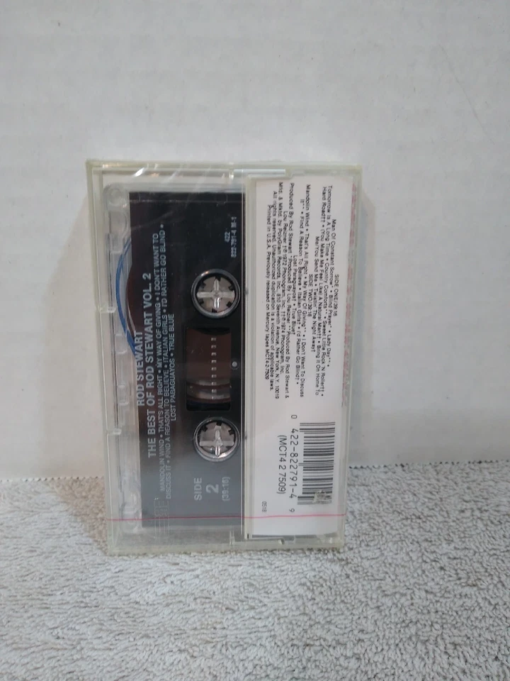 Rod Stewart The Best Of Rod Stewart Vol. 2 Mercury Tape Cassett  - Image 2 of 3
