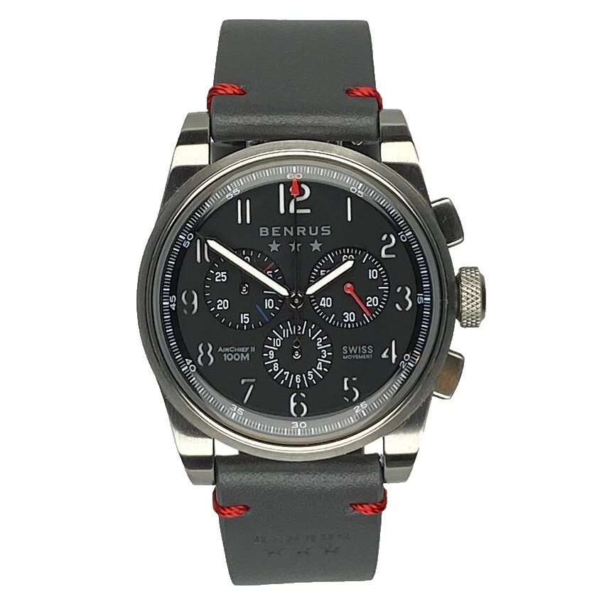 Relojes de pulsera de cuero Benrus