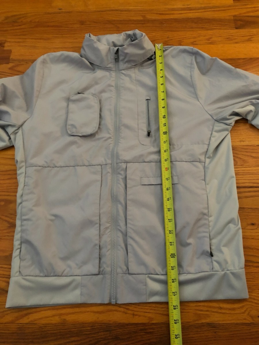 Nike Running Men's Explore Storm Fit Jacket 559551 Silver Nike Running Men's Explore Storm Fit Jacket 559551 Silver