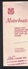 Motorboats 1955 US Coast Guard brochure