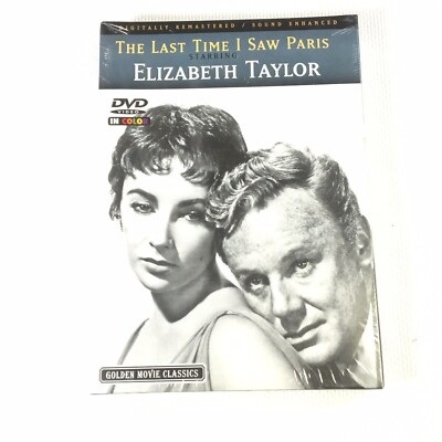 ''THE LAST TIME I SAW PARIS'' DVD Classic 1954 movie! NEW SEALED! SHIPS FREE FAST!