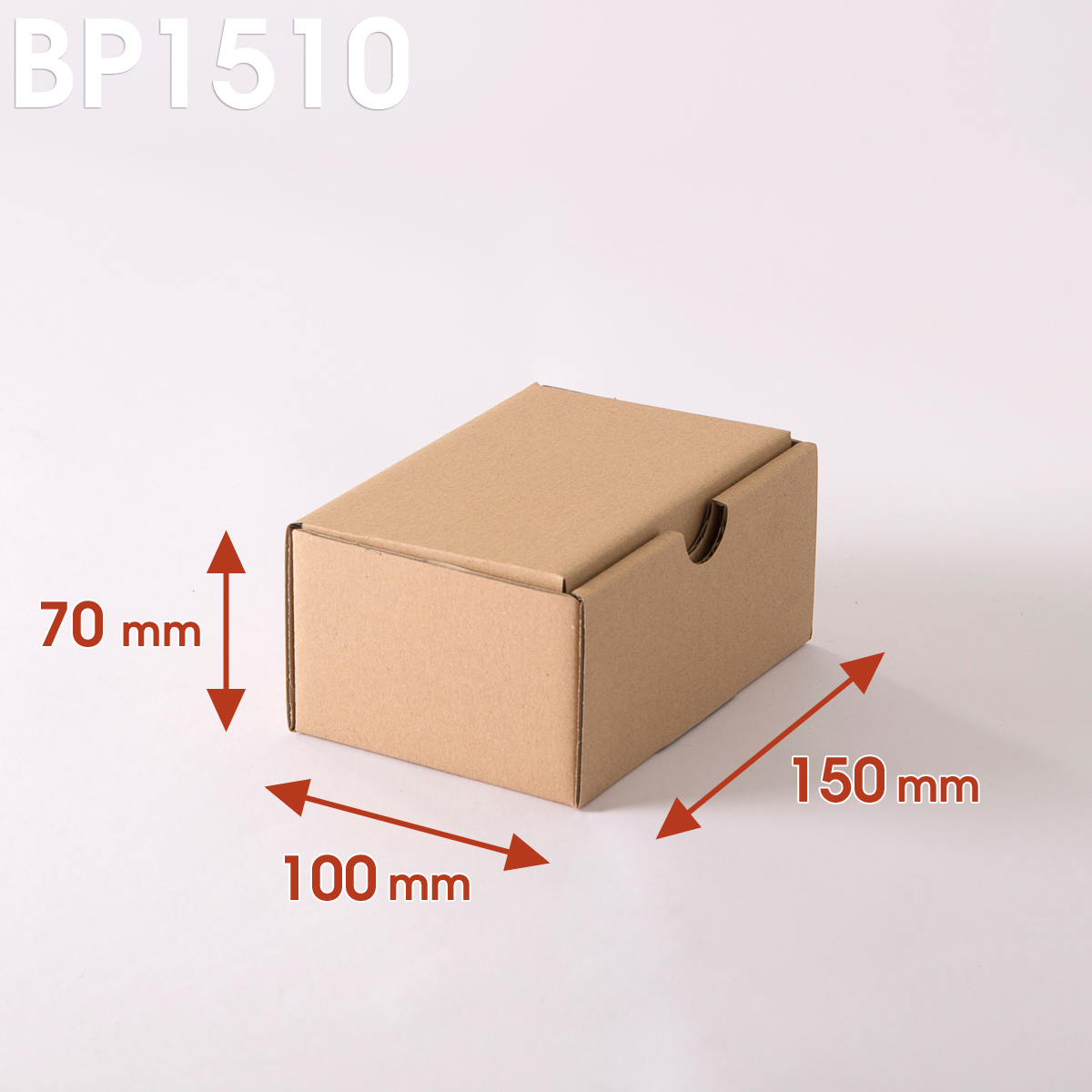 Boîtes postales brunes 150x100x70 mm pour emballer et expédier vos créations artisanales x50