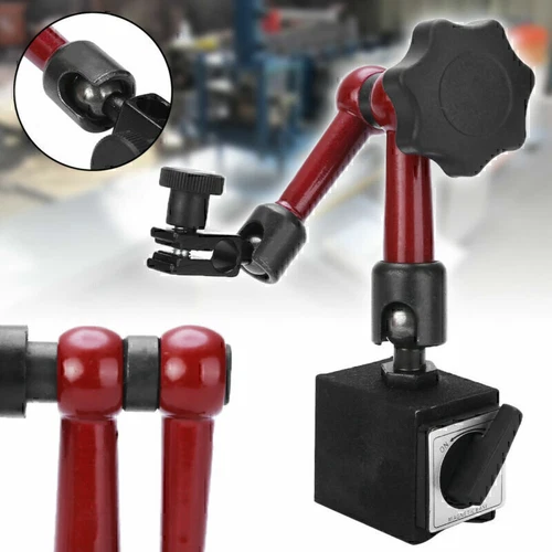 Magnet Messstativ Messuhr Halter inkl. Magnetfuß Zentralklemmmung Magnetstativ