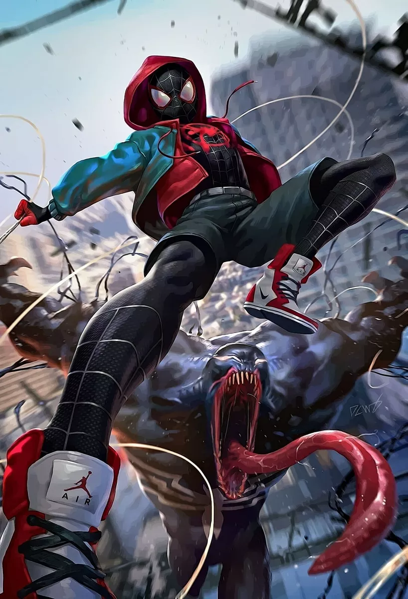 Canvas print Spider-Man Miles Morales - Be Greater