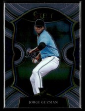 2021 Panini Select #53 Jorge Guzman Rookie Card Miami Marlins
