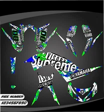 Yamaha Raptor 700 700R graphics kit 2006 2007 2008 to 2012 decals stickers atv