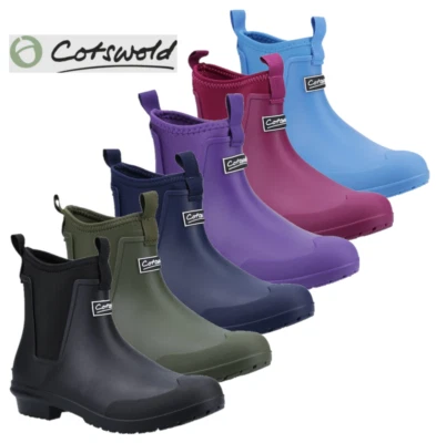 Cotswold Grosvenor Ankle Wellies Womens Wellington Boots Ladies Country Festival