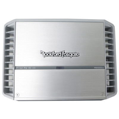 Rockford Fosgate PM400X4 400W 4-Channel Class-AB Marine Audio Amplifier NEW